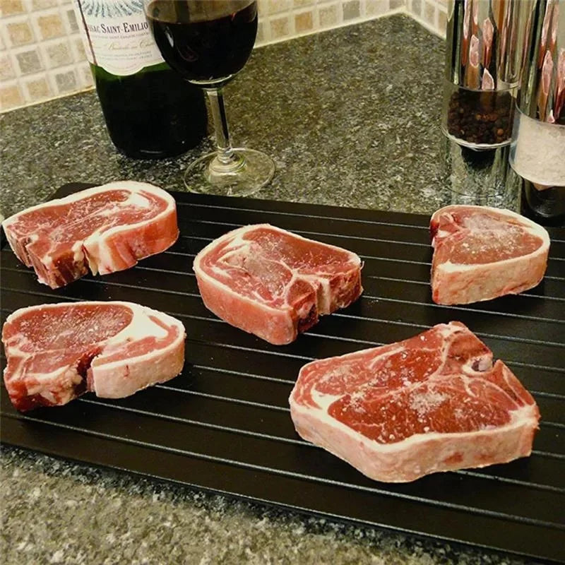 Fast Defrost Tray for Meat and Frozen Foods