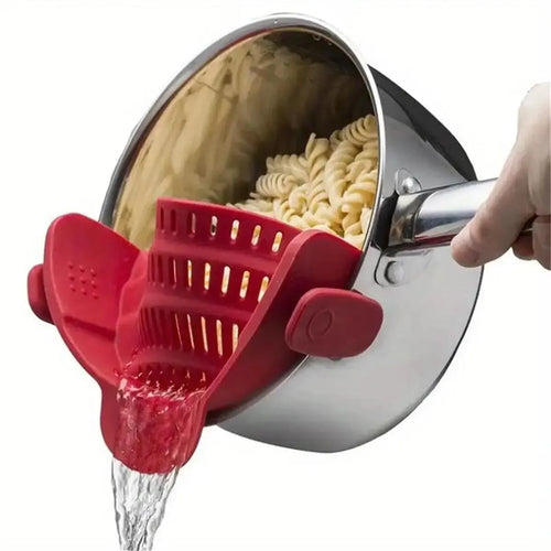Adjustable Clip-On Strainer for Pots and Pans
