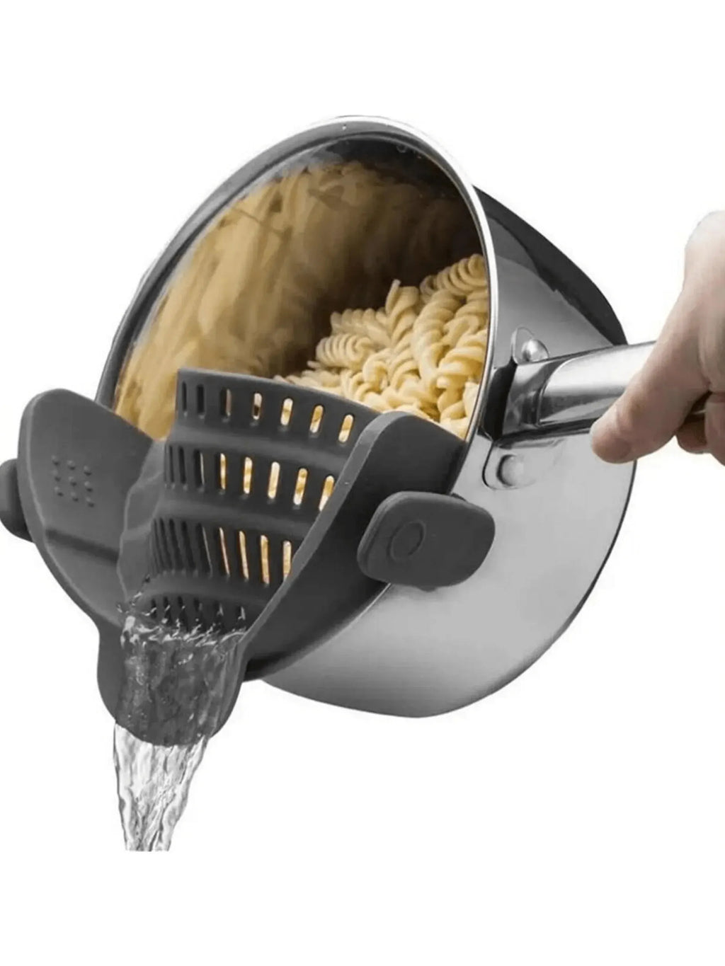Adjustable Clip-On Strainer for Pots and Pans