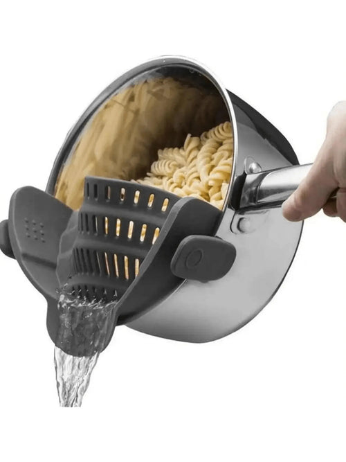 Adjustable Clip-On Strainer for Pots and Pans