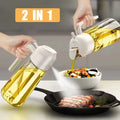 2-in-1 Olive Oil Dispenser & Spray Bottle 500ml