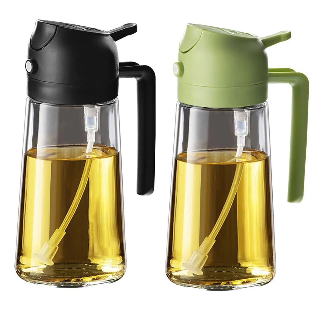 2-in-1 Olive Oil Dispenser & Spray Bottle 500ml