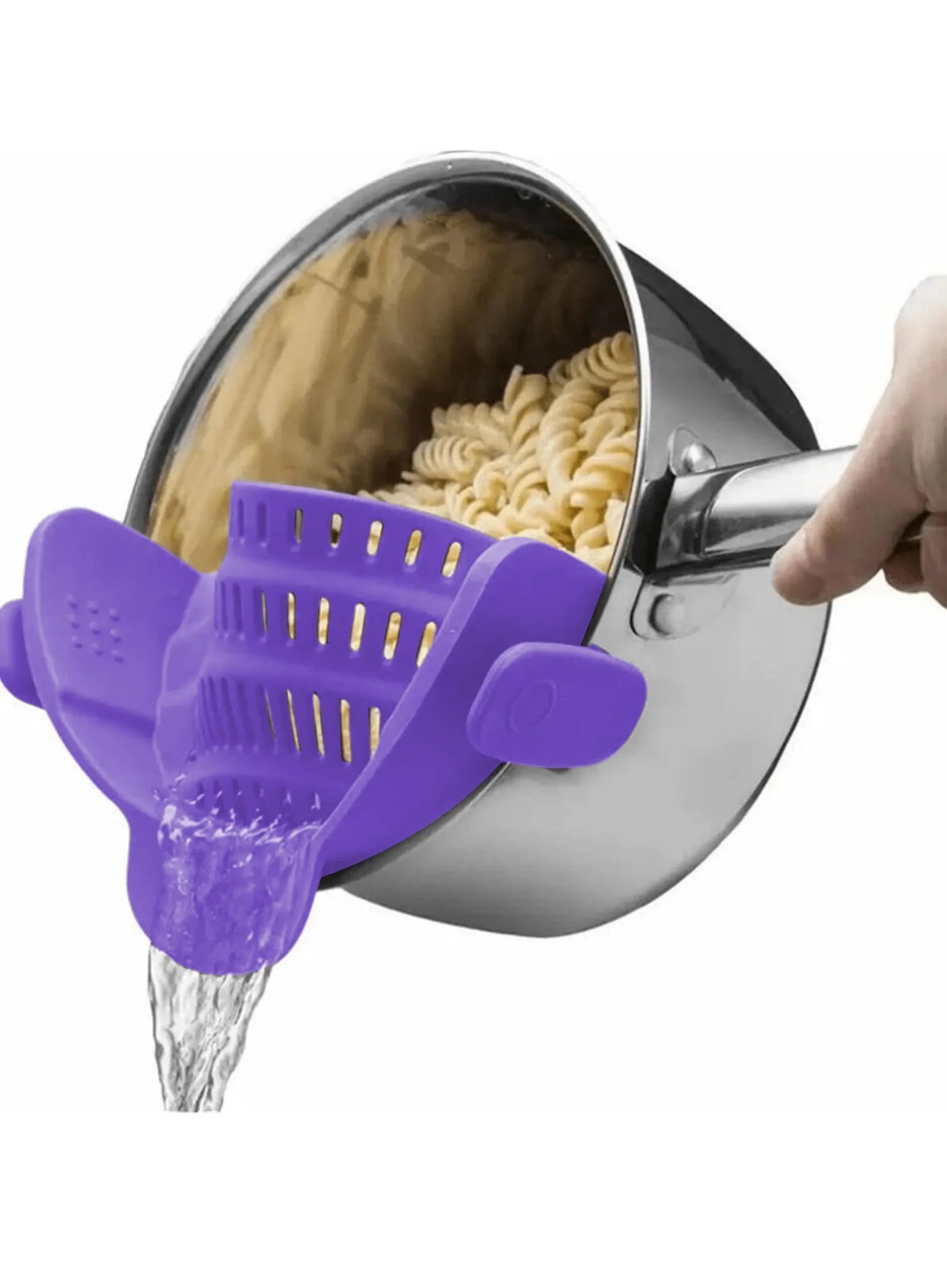 Adjustable Clip-On Strainer for Pots and Pans