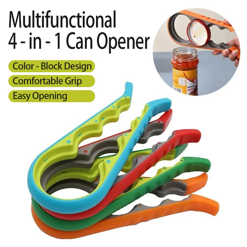 4-in-1 Easy Grip Jar & Bottle Opener
