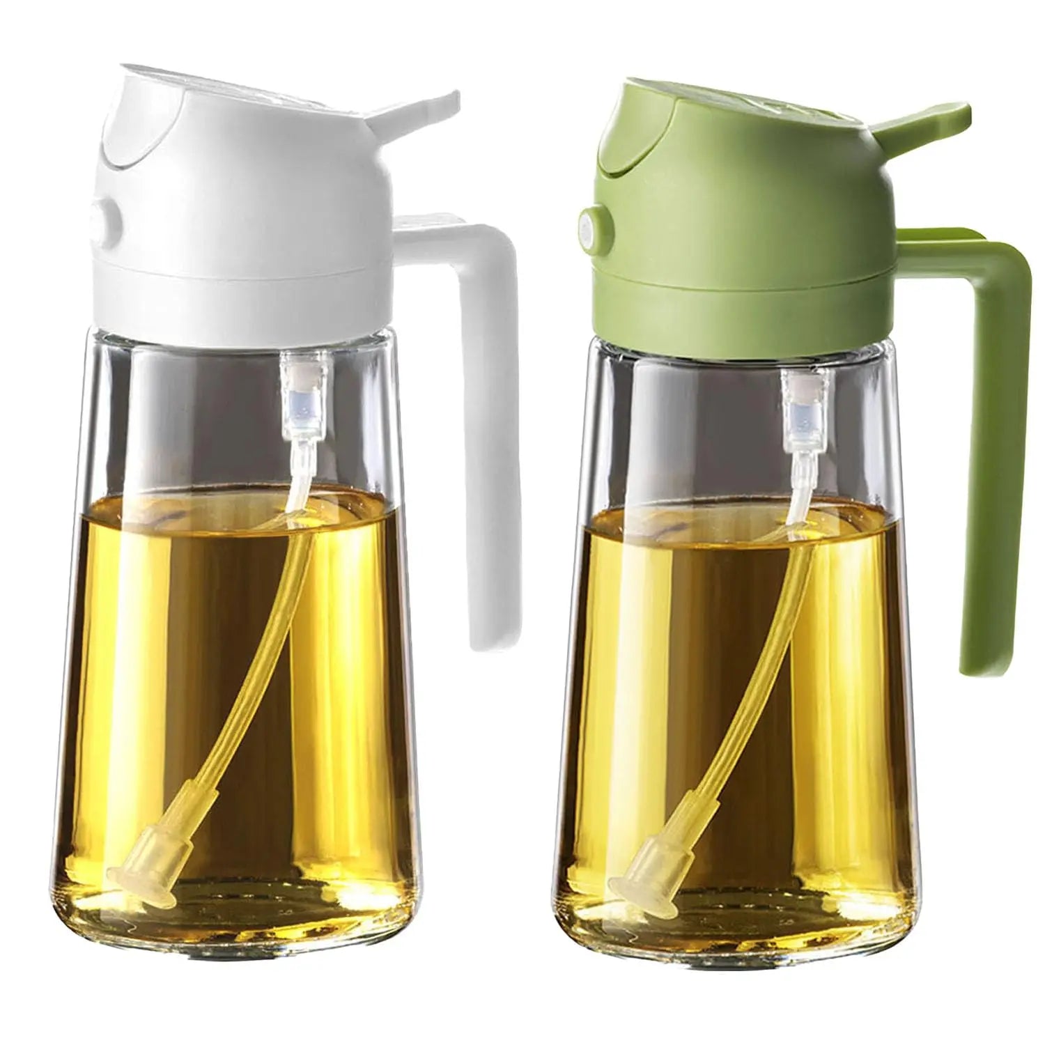 2-in-1 Olive Oil Dispenser & Spray Bottle 500ml